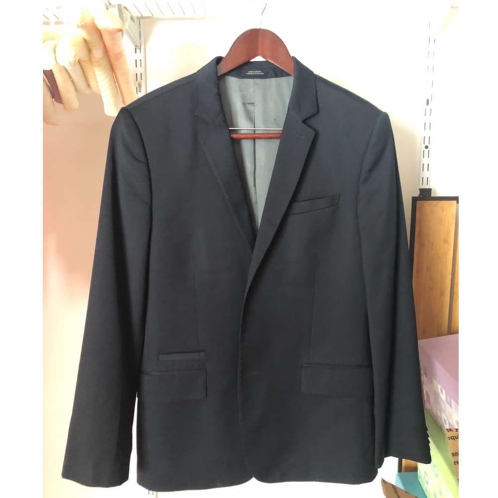 Men’s Express fitted suit blazer